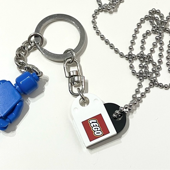 Lego Keychain + Free Necklace - Picture 2 of 3